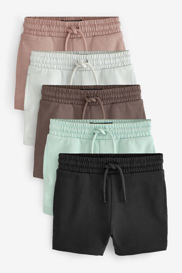 Mineral 5 Pack Jersey Shorts (3mths-7yrs)