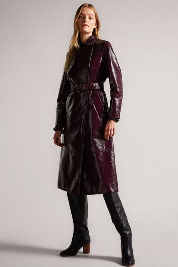 Purple ted baker on sale coat