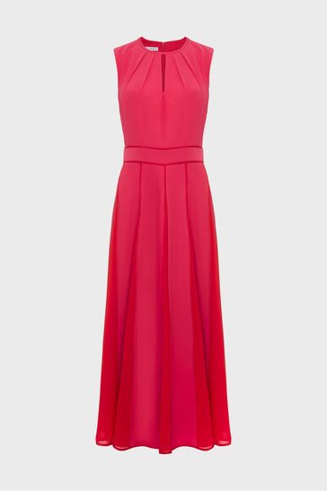 Buy Hobbs Pink Angelica Dress from Next Israel