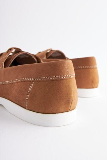 Tan leather deck shoes outlet