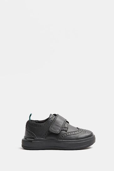 Buy River Island Black Boys Brogue Hybrid Trainers from Next Hungary