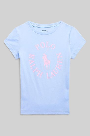 Polo Ralph Lauren Girls Pony Logo T-Shirt