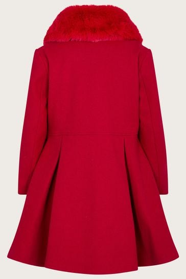 Ladies red cheap coat uk