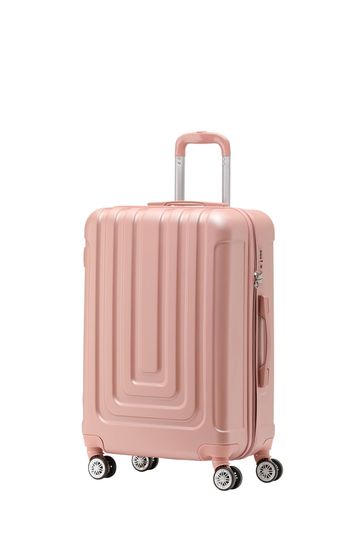 Rose gold suitcase medium clearance