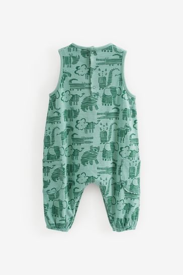 Green hot sale baby jumpsuit