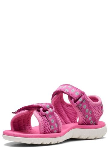 Buy Clarks Hot Pink Kids Surfing Tide Water Sandals from Next Luxembourg