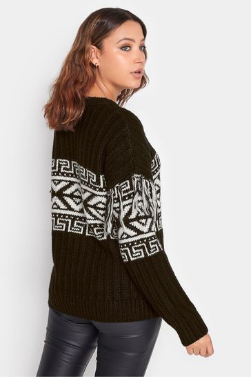 Black tassel jumper top