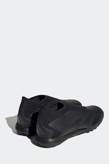 adidas Black Adult Predator Accuracy.3 Laceless Turf Boots