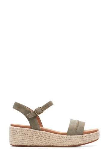 Clarks sales green sandals