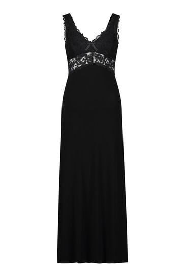 Buy Hunkem ller Long Nora Lace Slip Dress Nightie from the Laura