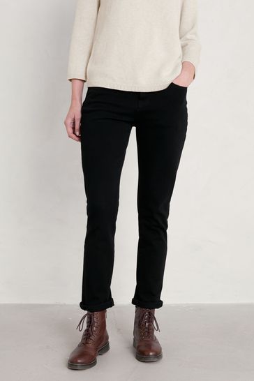 Seasalt Cornwall Black Slim Fit Lamledra Jeans