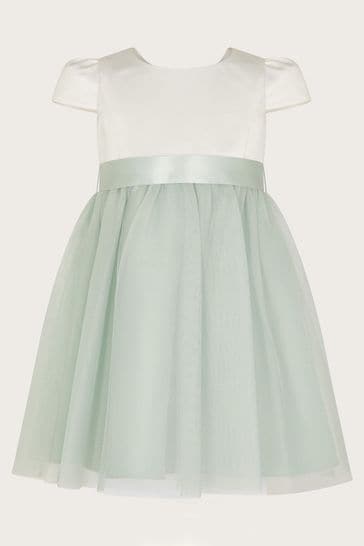 Monsoon Green Tulle Baby Bridesmaid Dress