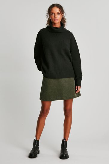Joules Green Hannah Cord Easy Skirt