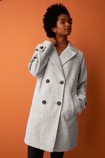 Grey crombie coat womens online