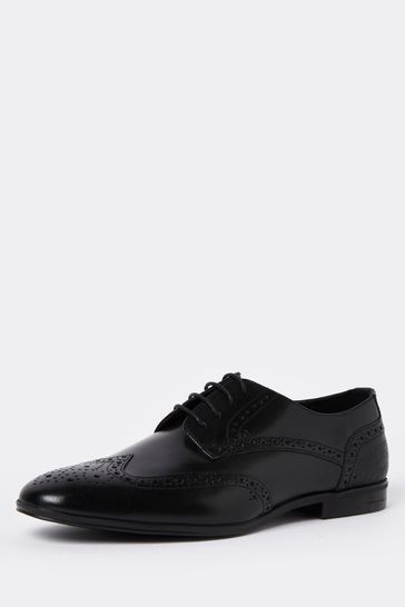 River island 2025 black brogues