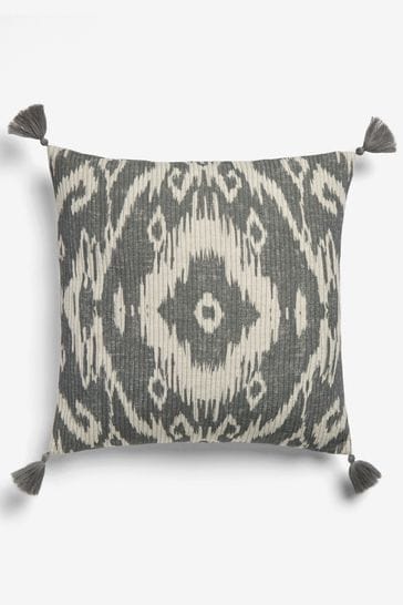 Grey aztec hot sale cushion