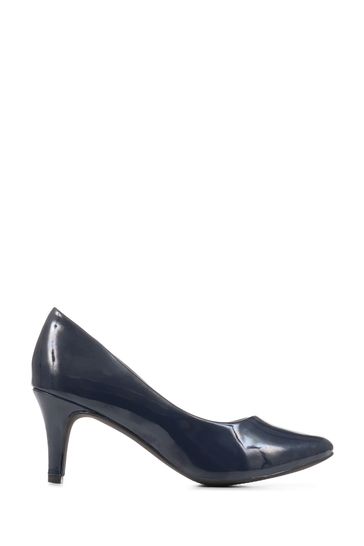 Blue patent court best sale shoes