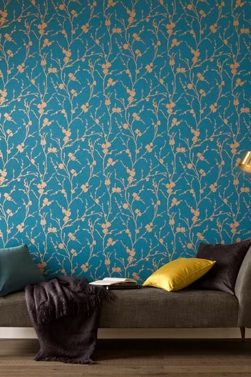 Graham & Brown Green Meiying Wallpaper