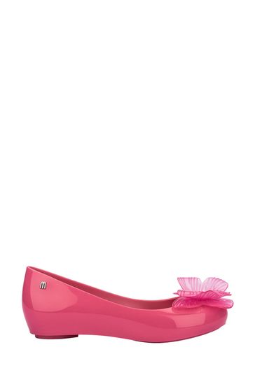 Melissa Pink Jelly Butterfly Pumps
