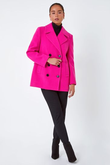 Pink smart new arrivals coat