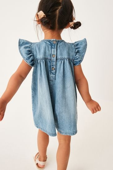 Frill sleeve playsuit store