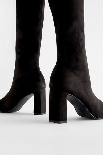 Microsuede over hot sale the knee boots