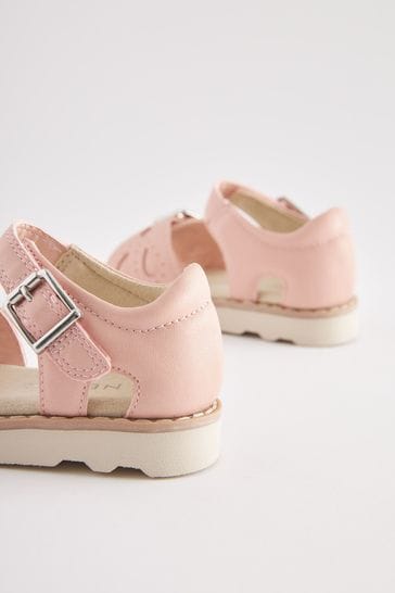 Pink closed back hotsell sandals