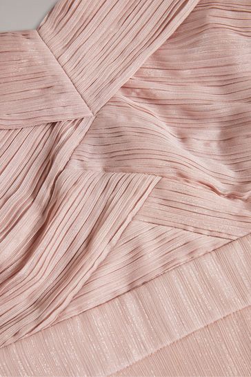 Ted baker pink new arrivals bardot dress