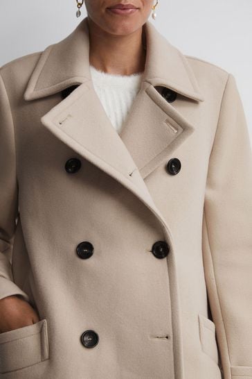 Reiss double top breasted coat