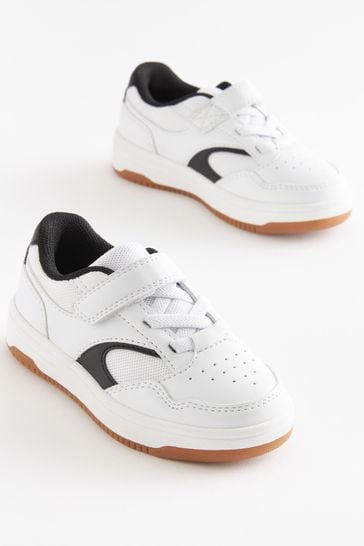 White One Strap Skate Trainers