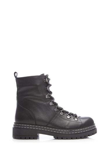 Moda In Pelle Lace-Up Ankle Hiker Boots