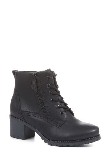 Ladies black shoe boots outlet