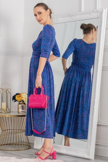 3 quarter sleeve cheap maxi dress