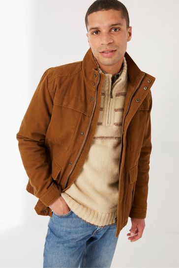 Buy Fat Face Brown Preston Canvas Jacket from Next Poland