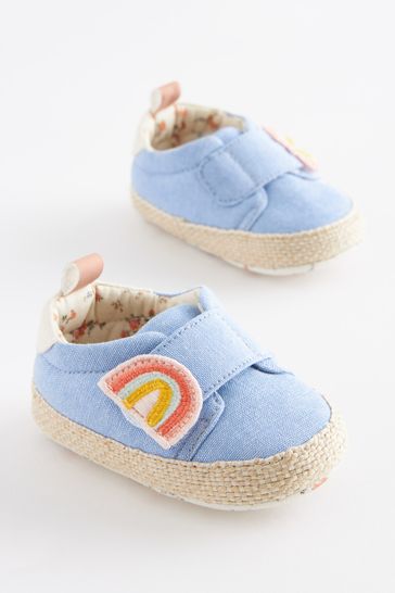 Denim Blue Character Baby Trainers (0-24mths)