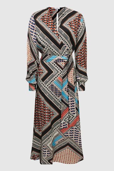 Next scarf print dress shop