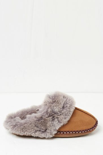 Fat face 2024 maya mule slippers