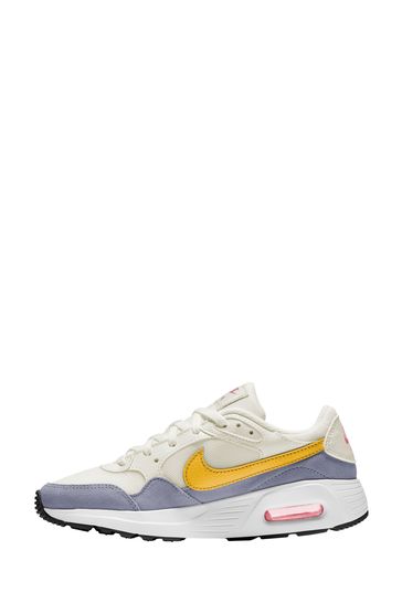 Nike tn deals white yellow
