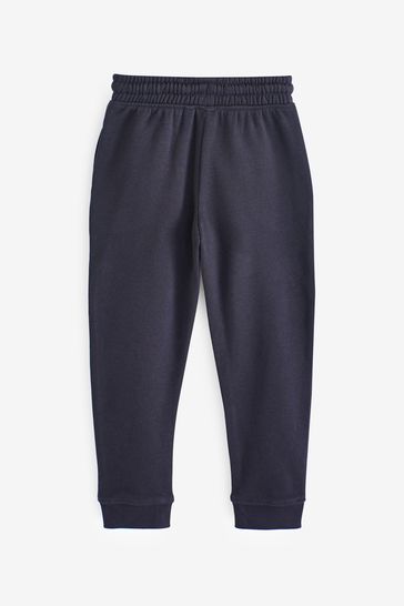 Buy Navy Blue Slim Fit Cotton Rich Joggers 2 Pack 3 16yrs from Next Netherlands