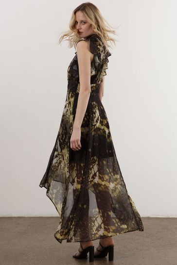 High and 2025 low maxi dress