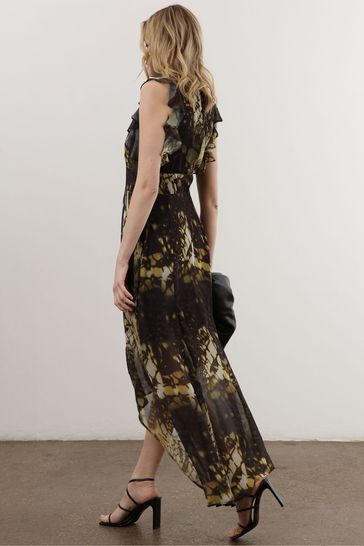 High low maxi top dress with sleeves