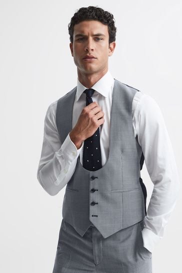 Navy horseshoe waistcoat hotsell