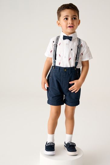 Baker by Ted Baker Shirt, Shorts and Braces Set