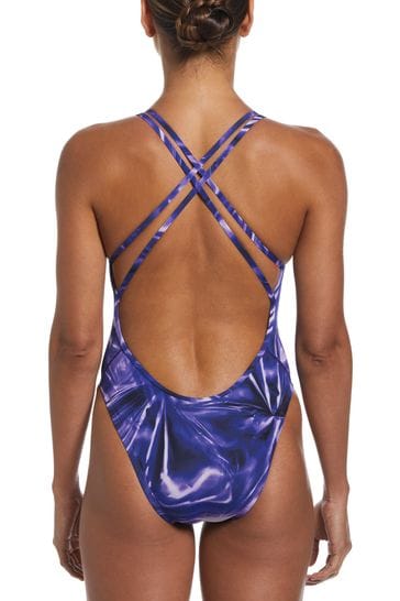 Purple metallic swimsuit outlet