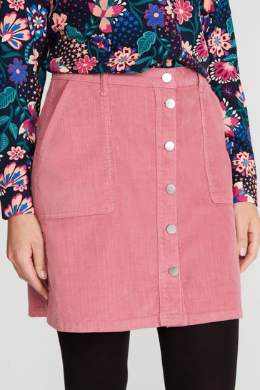 Khost Pink Clothing Cord Knee Length Skirt