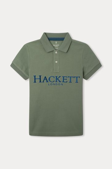 Buy Hackett London Kids Green Polo Shirt from Next Slovakia