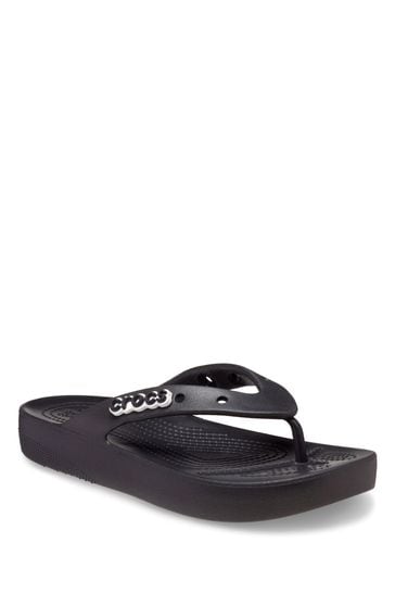 Crocs platform flip flops store