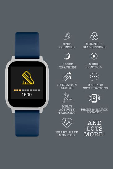 Buy Peers Hardy Blue Tikkers Teen Series 10 Navy Silicone Strap