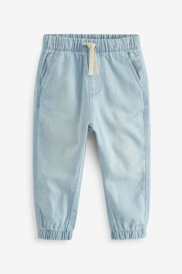 Light Blue Lightweight Pull-On Jeans (3mths-7yrs)