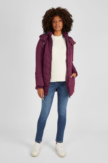 Buy JoJo Maman Bebe Burgundy Red 2 in 1 Maternity Puffer Jacket from Next Portugal